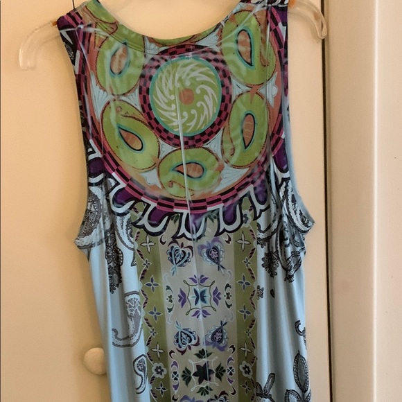 Colorful Patterned Maxi Dress - Picture 4 of 4